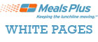 Meals Plus White Pages Logo